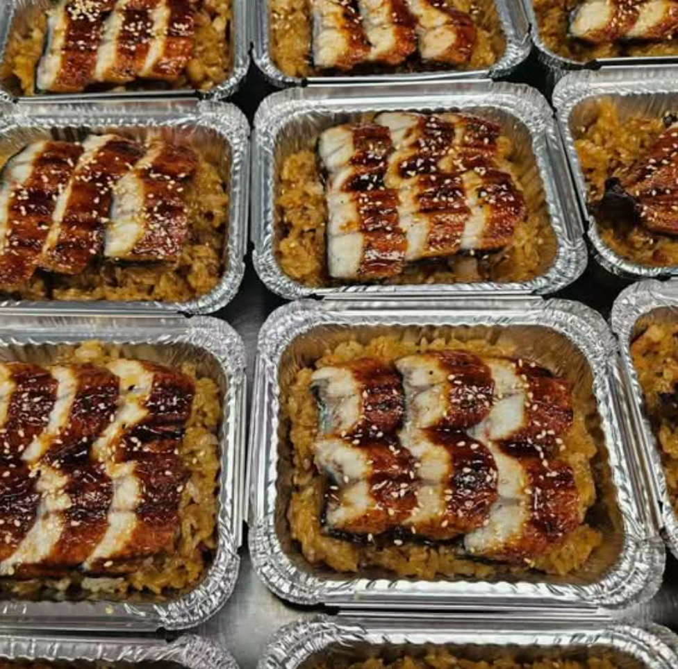 Frozen Sticky Rice with Kabayaki Eel / 冷凍饅魚油飯 | A.Bento Canada